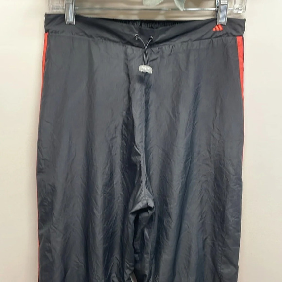 Adidas Vintage Mesh Lined 3 Stripe Track Windbreaker Pants AUZ001 Large - Picture 2 of 16